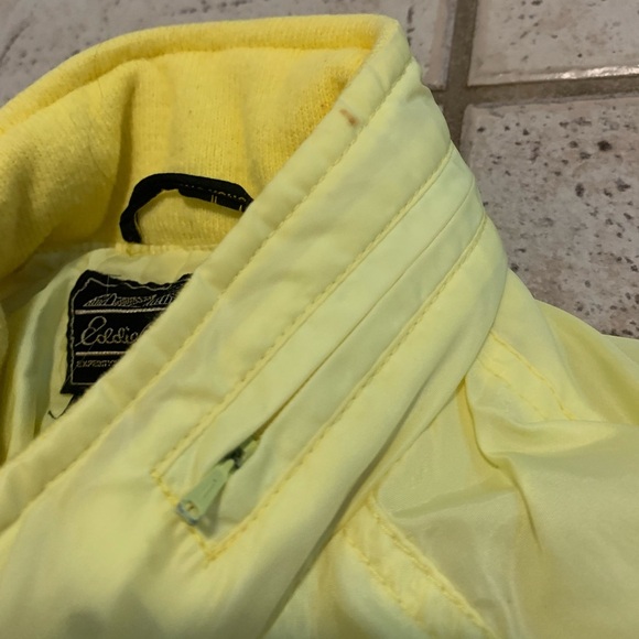 Vintage Eddie Bauer Expedition Outfitter Women's Yellow Windbreaker Size S - Picture 5 of 8